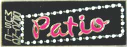 Patio pin
